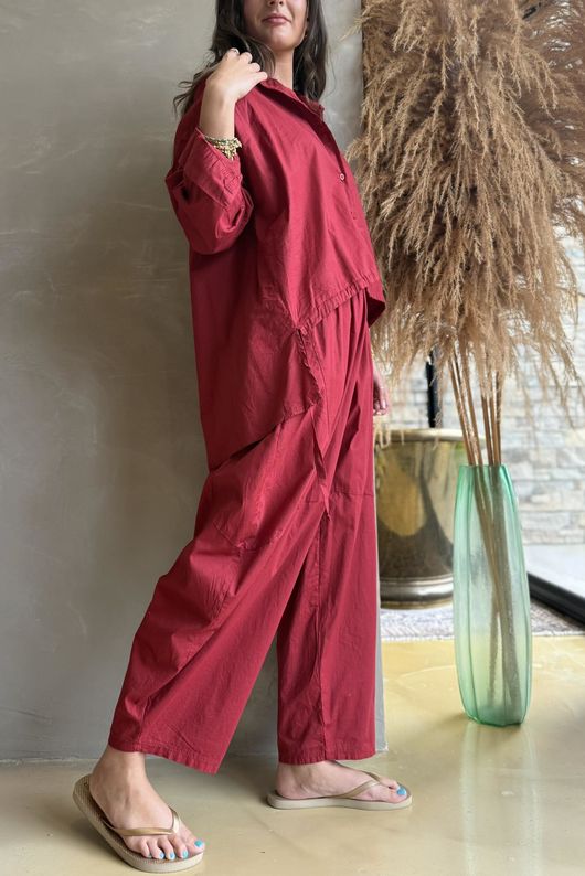 Paloma Classic Barrel Pant Sangria